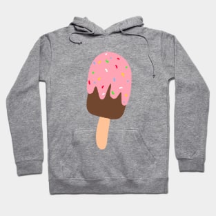 Strawberry and Chocolate Ice Cream with Sprinkles Hoodie